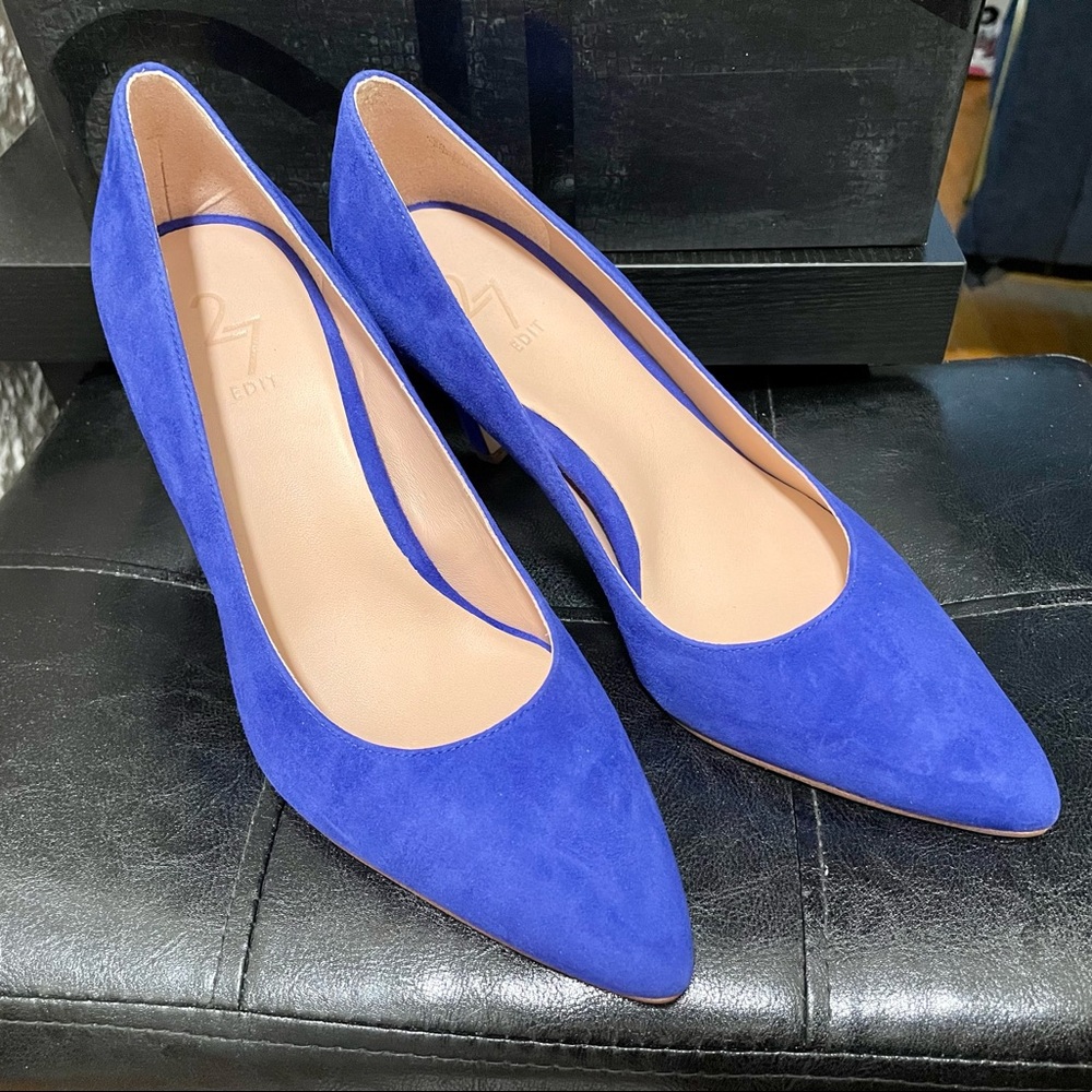 NWT Naturalizer/27 Edit Alanna Suede Pumps (7.5 WIDE)